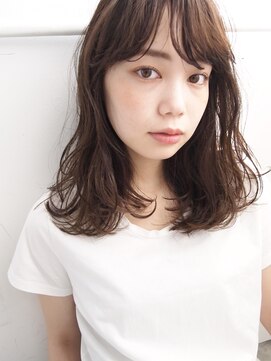 コス(kos) 【nanuk*UEKI】大人かわいい前髪ロブ*ピンクベージュ