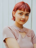 ヘアー アークス 上大岡店(hair ARKS)&nbsp;ピンクヘアで個性派ボブARKS上大岡