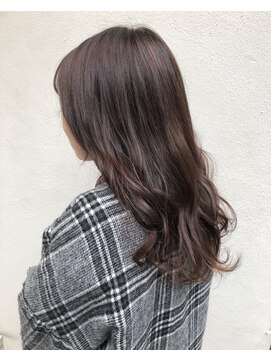 モルニ(MORNI) マロンブラウン_マロンベージュ Aラインボブ かきあげ