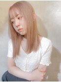 ホワイトミルクティーなぱつっとセミロング【Remii大通】