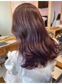なじむ透明感ハイライト×ラベンダーピンク