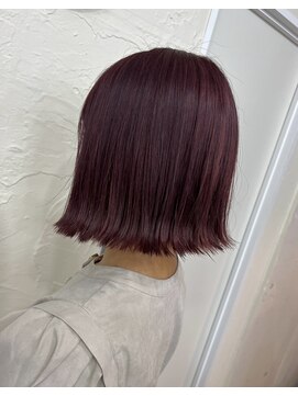 アジールヘア 北千住駅西口店(agir hair) ピンクラベンダーカラー韓国ブリーチ北千住