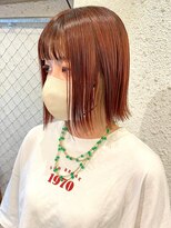 マジコ 下北沢本店(Magico) ダブルカラーオレンジベージュカラーケアブリーチ韓国ハイトーン