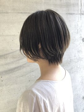 アース 明石店(EARTH) 20代30代40代抜け感ショートレイヤーミルクティベージュ