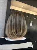 バレイヤージュ シャドールーツ ホワイトミルクティーベージュ