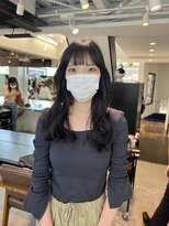 トレス(TRESS)&nbsp;レイヤーカット　外ハネボブ　ニュアンスカラー　韓国風