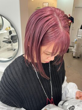 ヒビヲ(HIBIO) ダブルカラーピンクベージュミルクティーベージュイルミナカラー