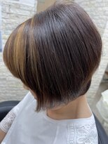 美容室 いずみ&nbsp;ポイントカラーボブ