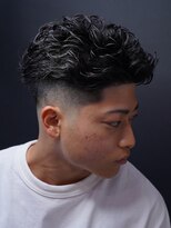 スキル(SKILL)&nbsp;オールバックパーマ×フェード