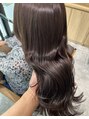 テラスヘアラボ 新潟駅南(TERRACEhairLab.)&nbsp;赤味を抑えた透明感のあるアッシュグレージュ