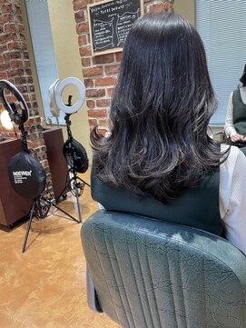 チップタップ 町田店(tip top) ふわふわくびれセミディ◎ #韓国ヘア #レイヤーカット