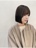 ぷつっとボブ タッセルボブ 切りっぱなしボブ◎20代30代40代