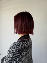 ボレロ ヘアーアンドライフサロン(volero hair life salon) ミニボブ/レッドカラー