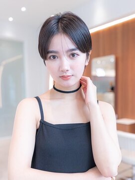 ケアリー 浦和美園(Carelly) 大人かわいい前髪セシルカットココアブラウンフリンジウェーブ