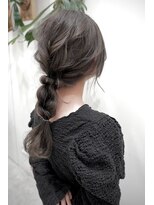 イーズ 鎌倉(e's)&nbsp;《e's イーズ鎌倉》結婚式ドレスヘア/編みおろし編み込みヘア