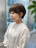 【森千晶】似合わせショートにナチュラルなイヤリングカラー