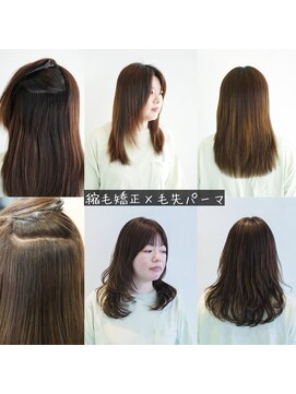 サロン マーニ(salon m ni) ストカールで作る縮毛矯正