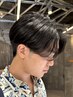 【スタイリスト安藤空指名限定】メンズカット+毛流れポイントパーマ