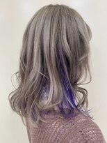 コワフェル ド エクセル 白楽店(la coiffure de excel) ラベンダーインナーカラー