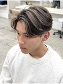 メンズバレイヤージュショコラブラウンミルクティーベージュ