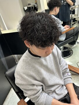 ネクスト 静岡店(NEXT) MEN'S HAIR/ブルーブラック/スペインカール/韓国マッシュ