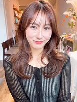 アフロート ディル(AFLOAT D'L) みきな上品ヘア大人女子2wayバング大人ヘアフェミニンヘアミディ