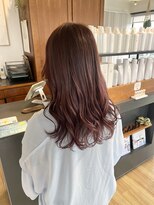 オリガミ 北佐古(ORIGAMI)&nbsp;ミディアムヘア×ピンクブラウン