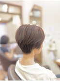 30代40代50代ショートボブピンクブラウン【新百合ヶ丘白髪染め】