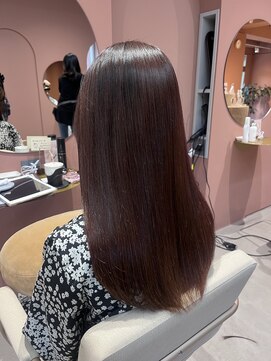 アイニティ 緑地公園(Inity) 髪を傷めず、カラーで髪質改善！やわらかピンクブラウン