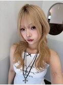 レイヤーカット、顔周り、ウルフ、ハッシュカット、透明感