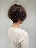 大人可愛い30代40代50代小顔◎マッシュショート丸みショート