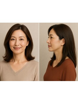 【頭皮に優しいゼロテクが人気】しっかり染めたい,明るく染めたい,ぼかしたい…白髪のお悩み全て委ねてOK♪