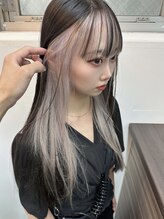 ヴェルデ(Verde) インナーカラー ホワイト ホワイトカラー ホワイトシルバー