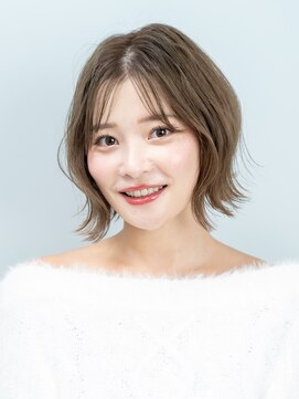 シェノン 赤羽店(CHAINON) 赤みオフ◎柔らかオリーブベージュのくびれショートボブ北区赤羽