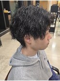 men's/センターパート/メンズパーマ/メンズカット/布施駅