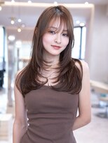 イルハバナ 渋谷(ill HAVANA) 髪質改善レイヤーカット/ココアベージュ/ヘーゼルブラウン/小顔