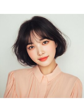 【抜け感ボブ】ふんわり質感が可愛いフェミニンボブ