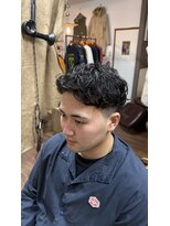 ギルド(Guild)&nbsp;ピンパーマ　メンズパーマ　メンズカット