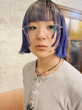 ラムネ ボブとパープル。