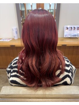 ジル フラン 吉田店(JILL franc) カシスレッド1/15盛れ髪大人ガーリー