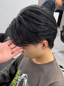 エルマーク 松山(L-MARK) センターパート/ニュアンスパーマ/ダウンパーマ/men's