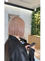 ルディー バイ ヘアーポケット(rudii by HAIR POCKET) ボブ×ピンクベージュ