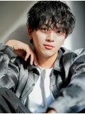 波巻きパーマ/スパイラルパーマ/波打ちマッシュ