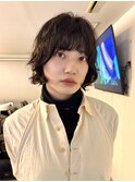 ボブボブパーマレイヤーカットレイヤーボブショートボブ
