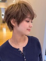 ジアン バイ ミルボン 西宮ガーデンズプラス(GIEN by milbon) ダークパープル/ナチュラルショート/ミルクブラウン/夏/西宮北口