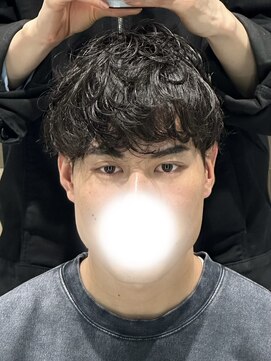 サヴォア オム(Savoir homme) 似合わせメンズカット+色気シャドウパーマ