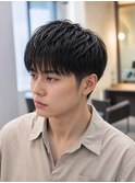 メンズショート無造作ヘア毛流れショート束感メンズカット