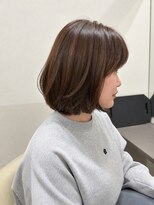 ネウィ 川崎(newi)&nbsp;クラシックボブ/透明感ベージュ/髪質改善/小顔魅せ