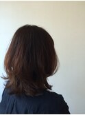 おとな。。。ふんわりミディアムレイヤーのカタチ