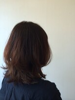 カタチヘアー(HAIR) おとな。。。ふんわりミディアムレイヤーのカタチ